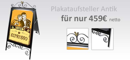 Plakataufsteller-Antik Plakataufsteller-Antik