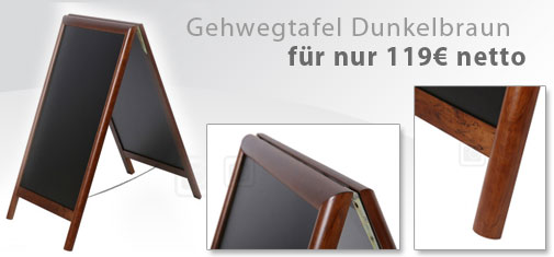 Plakataufsteller-Dunkelbraun Plakataufsteller-Dunkelbraun