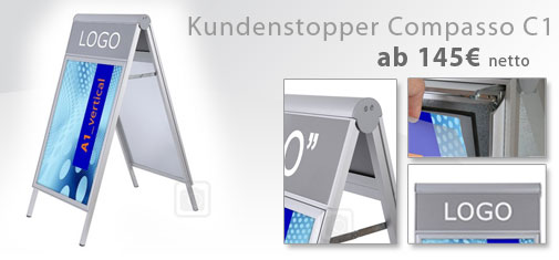 Plakatufsteller-compasso-c1 Plakatufsteller-compasso-c1